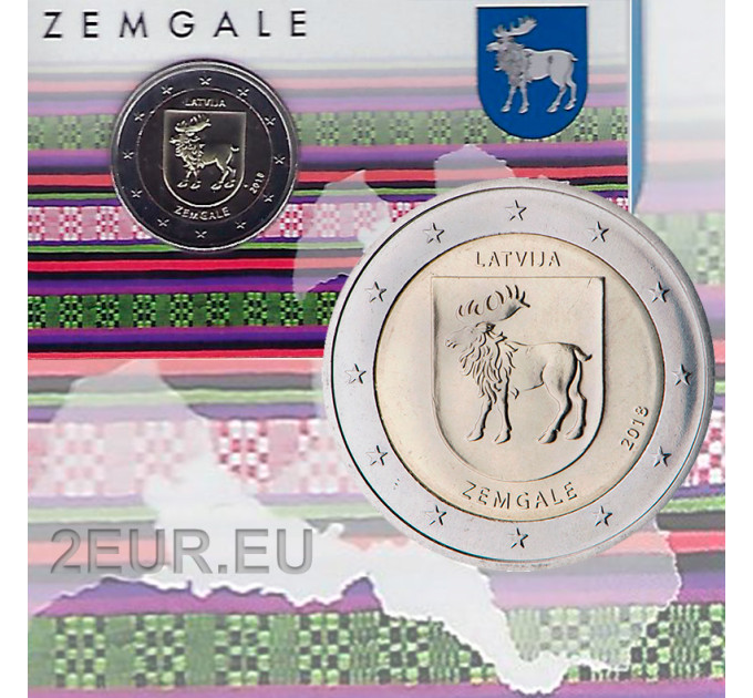 Lettland 2 euro BU 2018 - Zemgale 