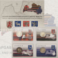 Lettland 2 euro BU 2016 - 2018 - Regionen Lettlands 2016 - 2018  