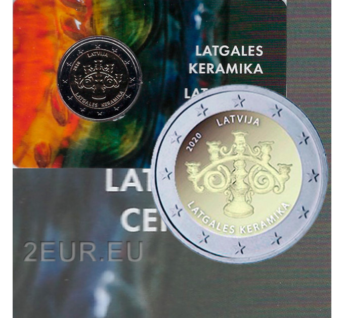 Lettland 2 euro BU 2020 - Lettgallische Keramik 