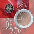 Lettland 2 euro BU 2021 - 100. Jahrestag der Anerkennung der Republik Lettland  