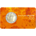 Lettland 2 Euro BU 2018 - 100 Jahre Unabhängigkeit der baltischen Staaten  