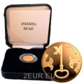 Lettland 5 Euro Gold PP 2021 – Der Schlüssel