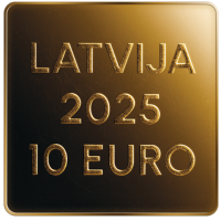Lettland 5 Euro Gold PP 2025 – Unser Land