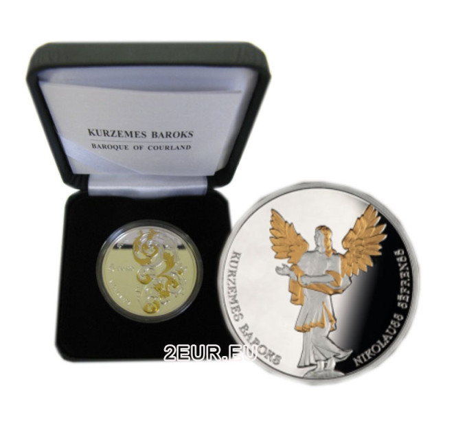 Lettland 5 Euro Silber PP 2014 – Barock von Kurland