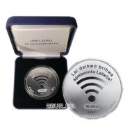Lettland 5 Euro Silber PP 2017 - 100 jaar voorlopige nationale raad van Walka
