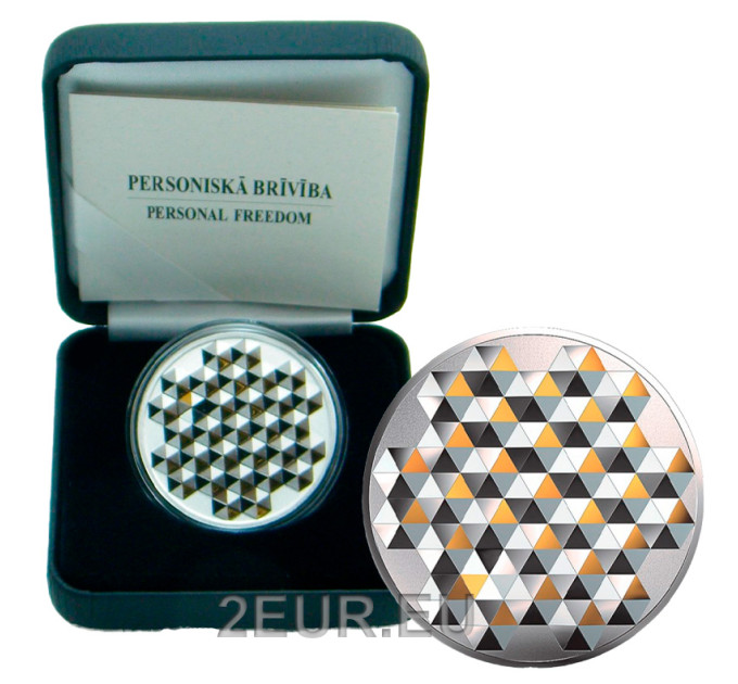 Lettland 5 Euro Silber PP 2020 - Persönliche Freiheit