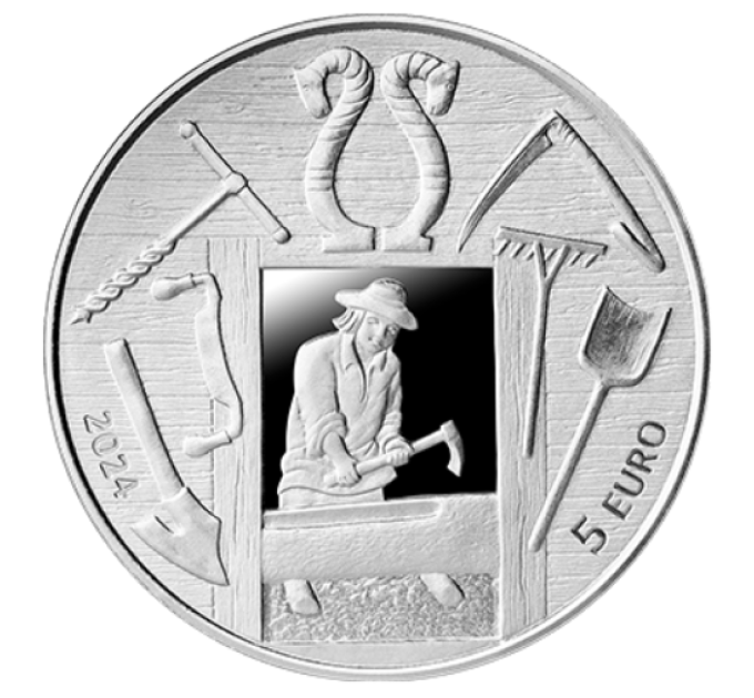 Lettland 5 Euro Silber PP 2024 – Durch die Zeiten
