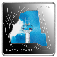 Lettland 5 Euro Silber PP 2024 – Das Ungebaute bauen