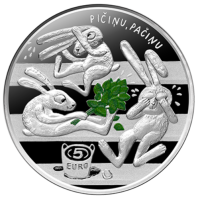 Lettland 5 Euro Silber PP 2024 – Kindheitsfreude