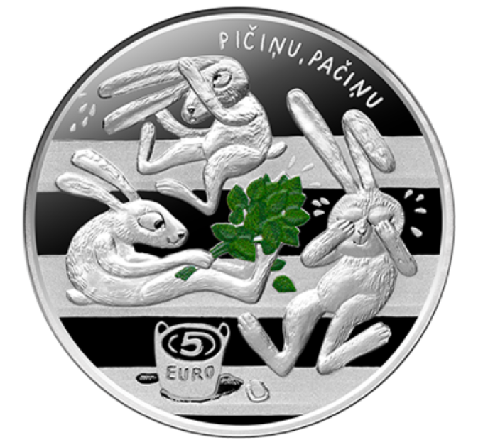 Lettland 5 Euro Silber PP 2024 – Kindheitsfreude