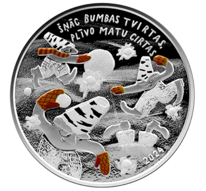 Lettland 5 Euro Silber PP 2024 – Kindheitsfreude