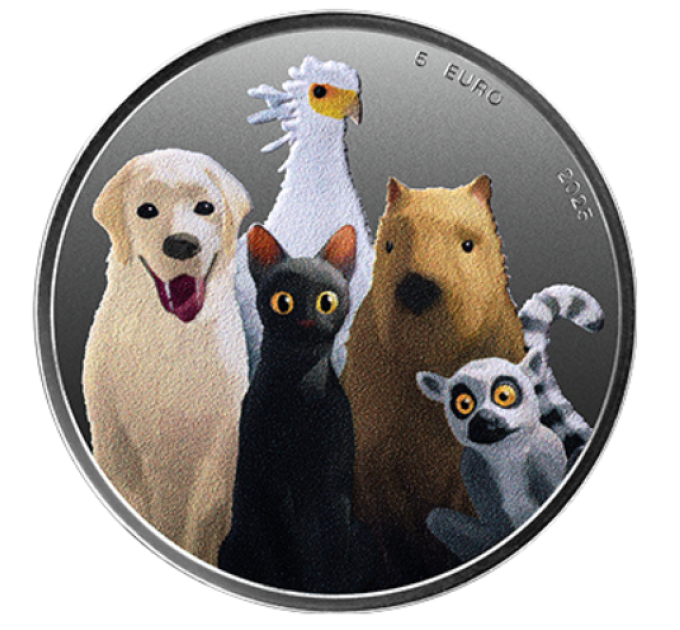 Lettland 5 Euro Silber PP 2025 – Fließen