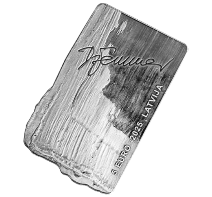 Lettland 5 Euro Silber PP 2025 – Gemma