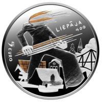 Lettland 5 Euro Silber PP 2025 – Sonne und Wind