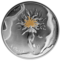Lettland 5 Euro Silber PP 2025 – Sonne und Wind