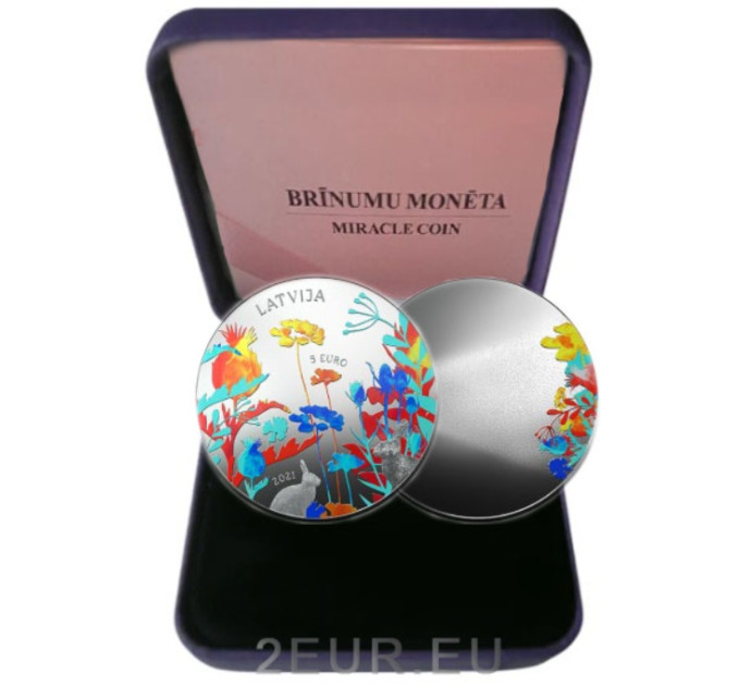 Lettland 5 Euro Silber PP 2021 – Münze der Wunder