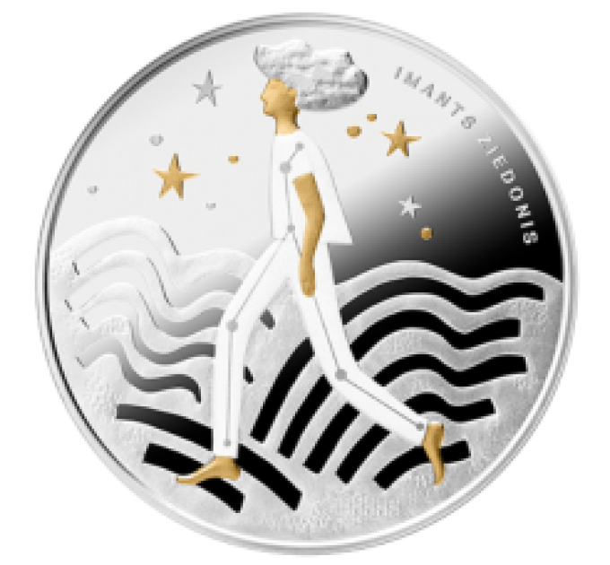 Lettland 5 Euro Silber PP 2023 – Imants Ziedonis – Stardus