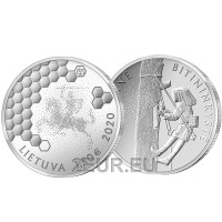 Litauen 1,5 euro UNC 2020 - Baumbienenzucht