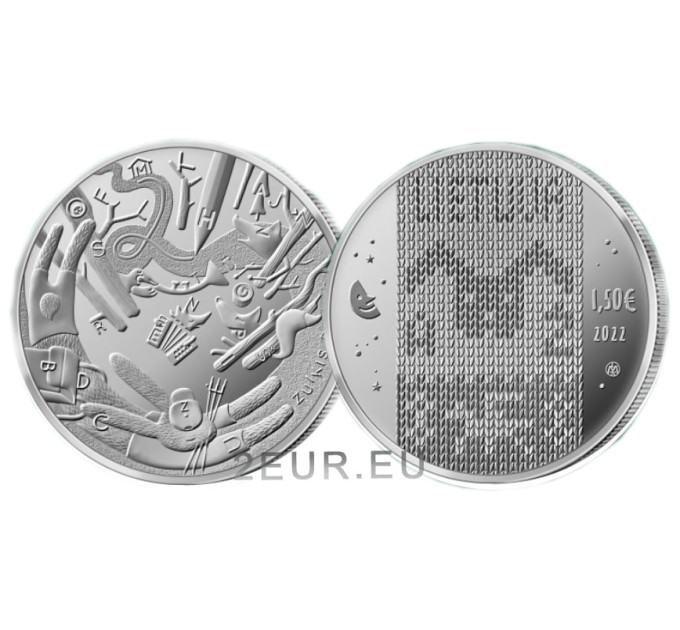 Litauen 1,5 Euro UNC 2022 - Zuikis Puikis
