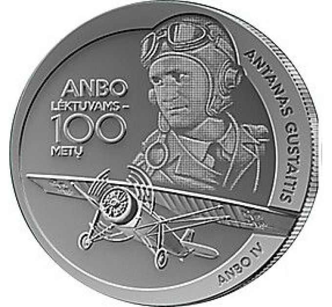 Litauen 1,5 Euro UNC 2025 - ANBO-Flugzeuge – 100 Jahre