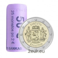 Litauen 2 Euro UNC rollen 2019 – Zemaitija