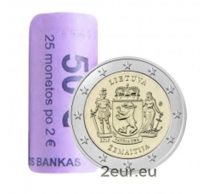 Litauen 2 Euro UNC rollen 2019 – Zemaitija