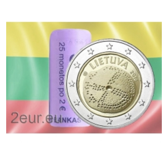Litauen 2 Euro UNC rollen 2016 – Baltische Kultur