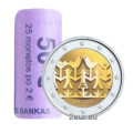 Litauen 2 Euro UNC rollen 2018 – Litauisches Lied- und Tanzfest