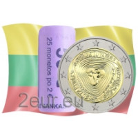 Litauen 2 Euro UNC rollen 2019 – Litauische polyphone Lieder