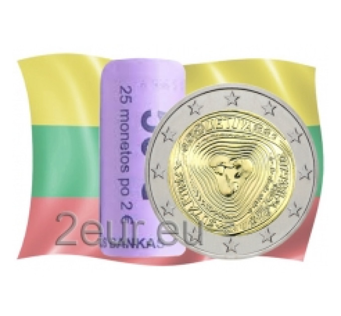 Litauen 2 Euro UNC rollen 2019 – Litauische polyphone Lieder