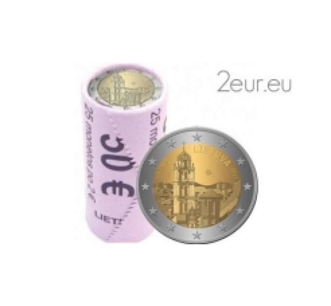 Litauen 2 Euro UNC rollen 2017 - Kulturhauptstadt Vilnius