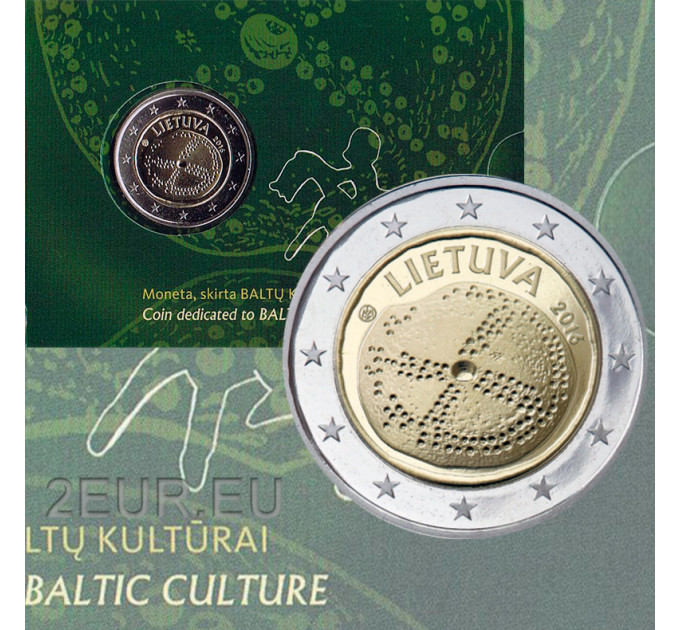 Litauen 2 euro BU 2016 - Baltische Kultur  