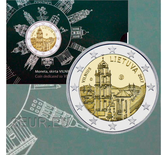 Litauen 2 euro BU 2017 - Vilnius  