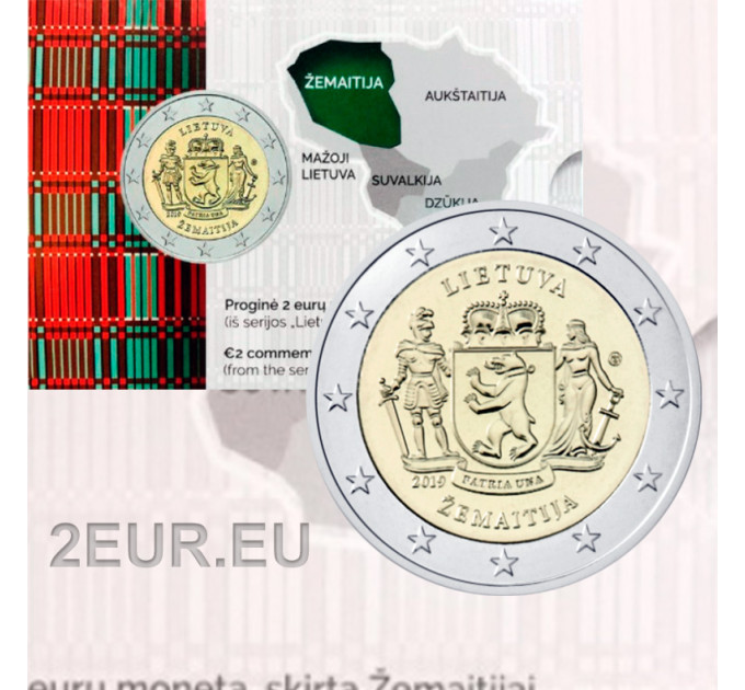 Litauen 2 euro BU 2019 - Zemaitija 