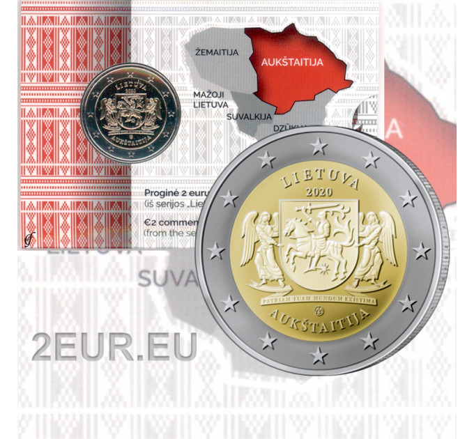 Litauen 2 euro BU 2020 - Aukštaitija 