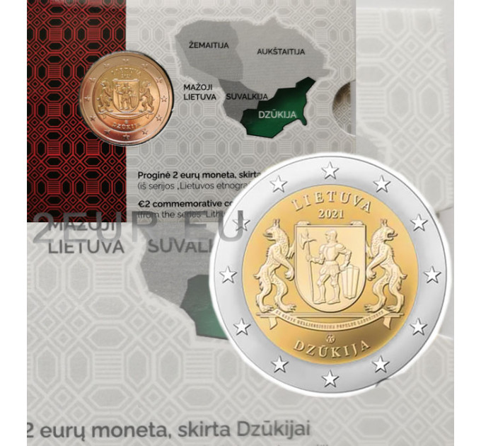 Litauen 2 euro BU 2021 - Dzūkija 