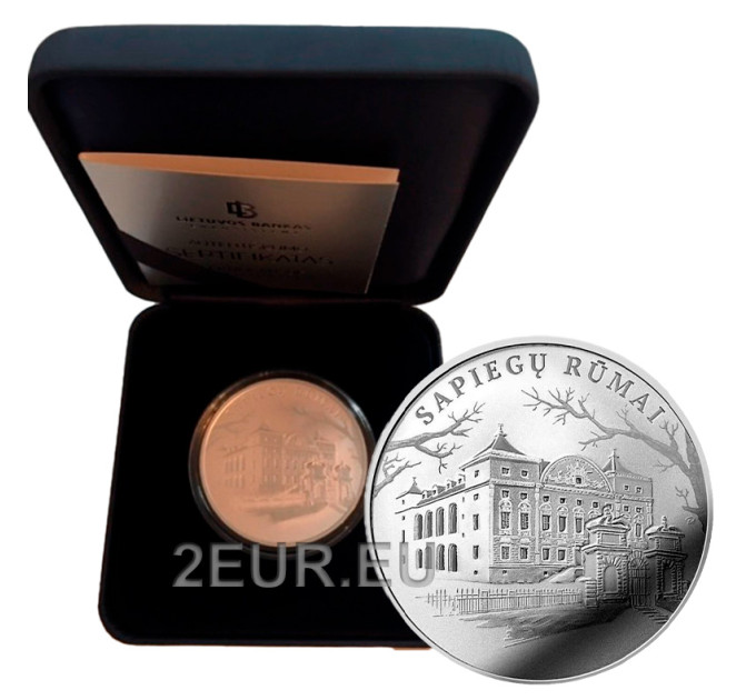 Litauen 20 Euro Silber PP 2019 – Sapieha-Palast