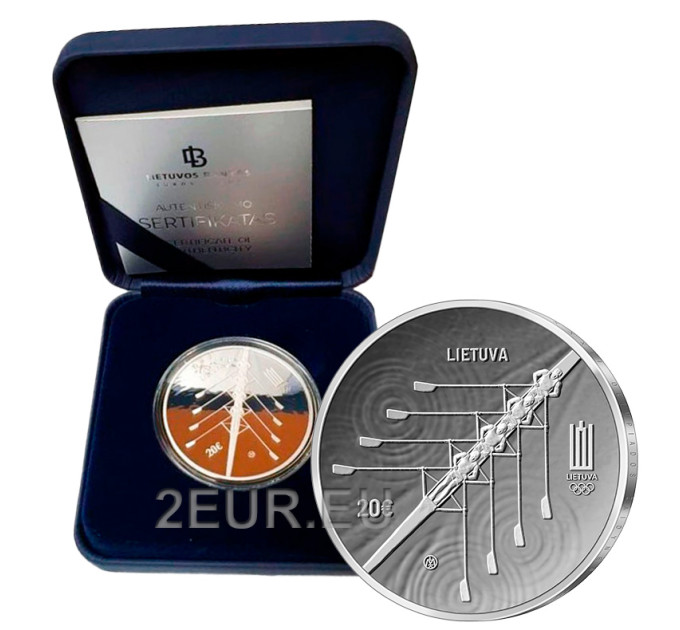 Litauen 20 Euro Silber PP 2021 – XXXII. Olympische Spiele in Tokio