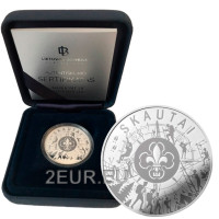 Litauen 5 Euro Silber PP 2019 – Pfadfinder