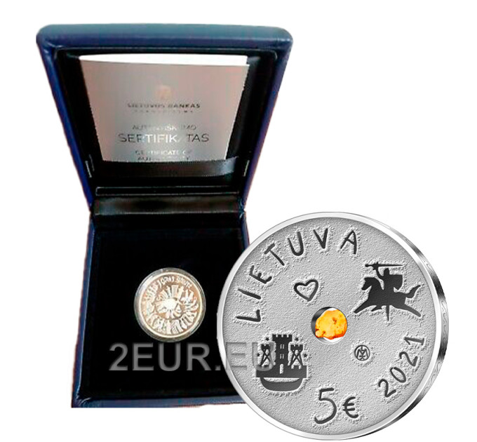 Litauen 5 Euro Silber PP 2021 – Meeresfest