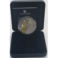 Litauen 20 Euro Silber PP 2024 – XXXIII. Olympische Spiele in Paris und 100. Jahrestag der litauischen Olympischen Bewegung