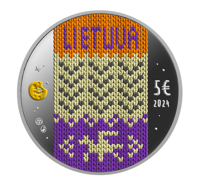 Litauen 5 Euro Silber PP 2024 – Zwölf Brüder