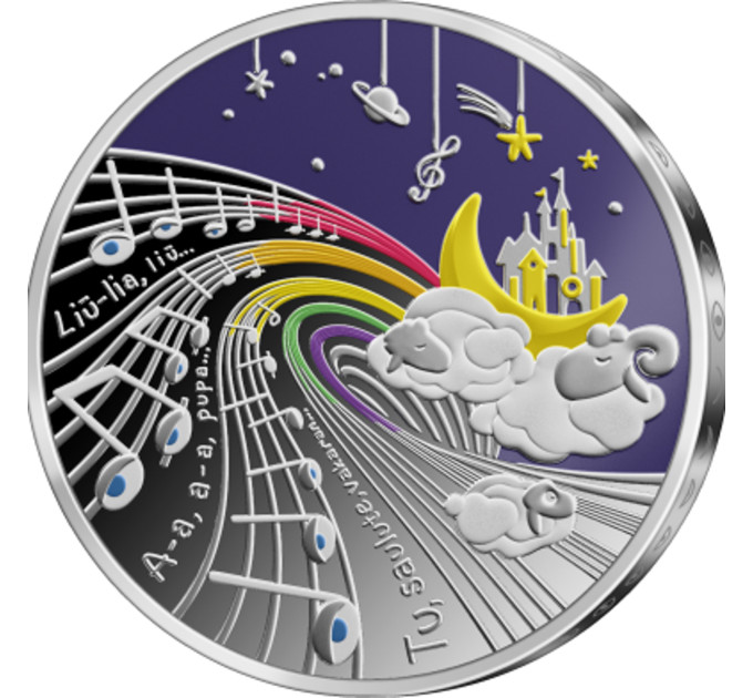 Litauen 5 Euro Silber PP 2025 – Wiegenlied