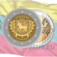 Litauen 2 Euro UNC 2022 - Suvalkija