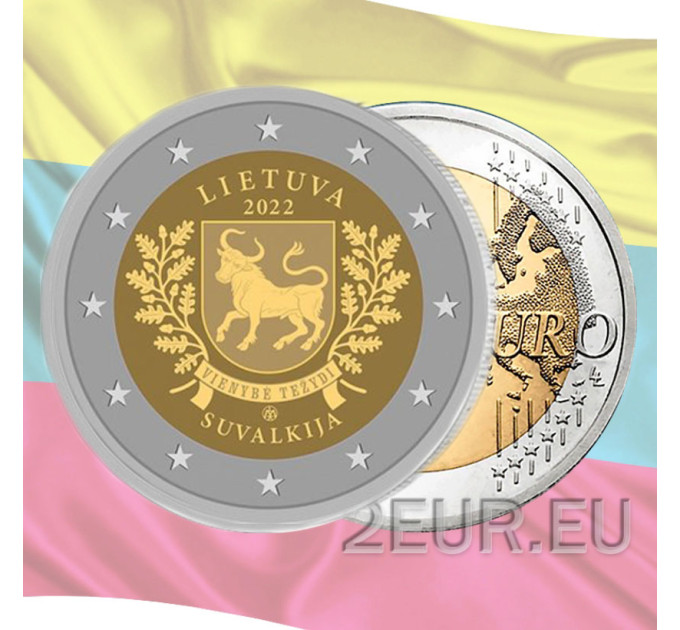 Litauen 2 Euro UNC 2022 - Suvalkija