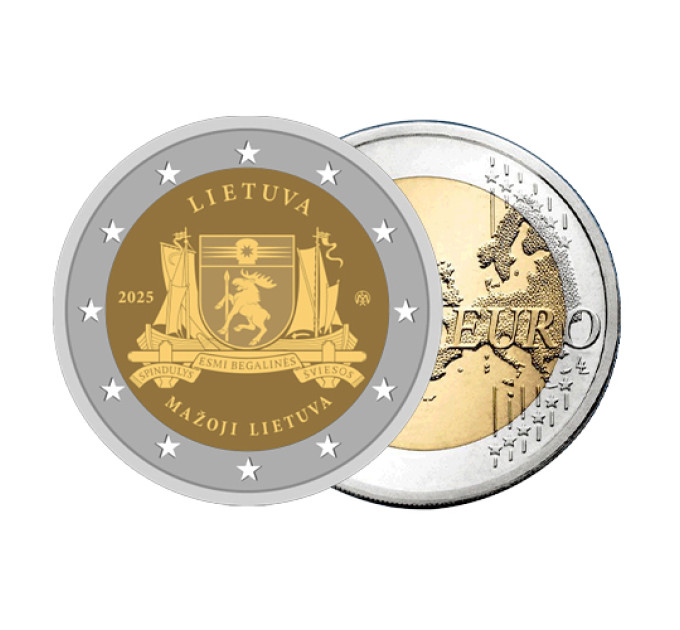 Litauen 2 Euro UNC 2025 - Litauen Klein
