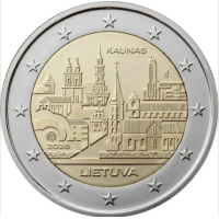 Litauen 2 Euro UNC 2026 - KAUNAS