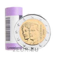 Luxemburg 2 Euro UNC rollen 2009 – 90. Jahrestag der Thronbesteigung von Großherzogin Charlotte