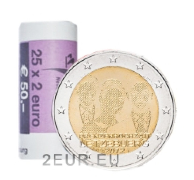 Luxemburg 2 Euro UNC rollen 2012 – Königliche Hochzeit