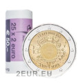 Luxemburg 2 Euro UNC rollen 2012 – 10 Jahre Euro